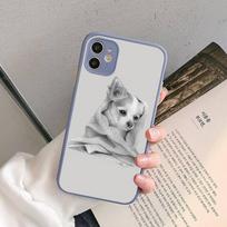 Chihuahua Dog Phone Case for iPhone X XR XS 7 8 Plus 11 12 13 pro MAX 13mini Translucent Matte Case iphone 7 or 8