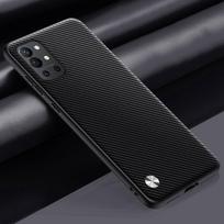 Luxury PU Leather Case For OnePlus 8T 8 T Back Cover Matte Silicone Shockproof Protection Phone Case For One Plus 8T OnePlus8T For OnePlus 8T matinė juoda spalva