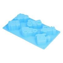 6‑Grid Originality Vehicle Pattern Mold Silicone Cake Mold Baking Tool for Home Bakery KitchenAutomobile Mold