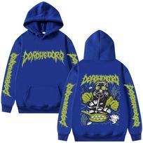 Anime Dorohedoro Welcome To Chaos Kaiman Hoodie Men Women Cartoon Manga Oversized Sweatshirt Men's Cosplay Vintage Streetwear S raudona