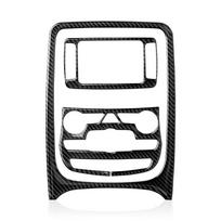 For Dodge Durango 2014-2017 Center Console A/C Outlet Adjustment Panel Cover Trim Carbon Fiber Interior Accessories Carbon Fiber Pattern