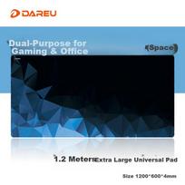 DAREU Gaming Mouse Pad, FPS Smooth Thickened Precision Edge Locking, Computer Keyboard Office Extra Large Desk Mat, Space 1200*600*4mm