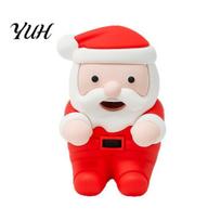 Santa Claus Cooling Fan Mini USB Rechargeable Christmas Hot Drinks Meals Coffee Tea Soup Beverage Food Tiny Robot Cooler Xmas Santa Claus