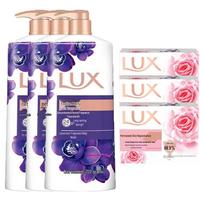 LUX Enchanting Lotus Skin Shower Gel & Detox Soap Set