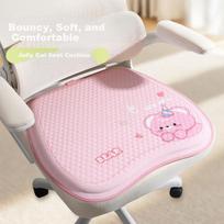 Fan Ye Gel Seat Cushion Chair Pad Office Honeycomb Silicone Car Breathable Seat Cushion All-Season Universal Long Sitting Essential Student