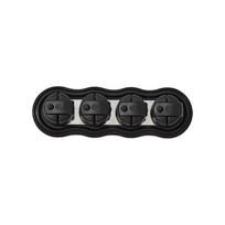 Built-in Magnet Wire Management Clips Charging Cable Fixed Storage Buckle  Home Office Use juoda/pilka spalva