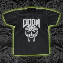 RARE! MF Doom Mask Black Cotton T-Shirt Full size HL907 XL