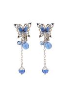 Butterfly Motif Earrings SAME1355 XB [Anna Sui] 2-Way mėlyna