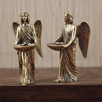 Europos angelo statulėlė Namų dekoras Statula Sargas angelas Sparnai Angelo papuošalas Svetainės dekoracijos Copper