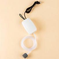 Mini akvariumo oro siurblio rinkinys, deguonies siurblys su oro akmeniu, tylus, didelio energijos efektyvumo, USB akvariumo filtras, žuvų rezervuaro aksesuarai balta