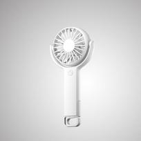 Portable Foldable Rotating USB Mini Fan, Outdoor Hiking Hook Fan, Quiet Handheld Desk Fan, Student Dorm Office Cooling Fan, 3 Speed Rechargeable balta
