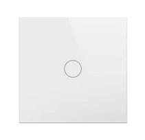 DUOMEI Smart Light Switch Toughened Glass Touch Tuya Switch Panel U.S. Wifi Zigbee 1/2/3/4 Gang Wall Switch Home Voice ABS (White,120mm*72mm&US Standard) balta
