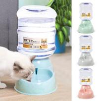 3.8L Automatic Pet Feeder Plastic Cat Water Fountain Large Capacity Dog Water Dispenser Food Bowl for Cats and Dogs B mėlyna