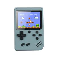 (Grey) Handheld Retro Video Game Console Gameboy Built-in 500 Classic Games Kids Gift