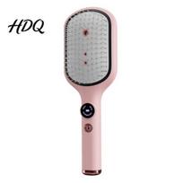 Electric Massage Hair Comb Spray Brush USB Rechargeable Misting Air Cushion Detangling Brush Anti-Frizz Detangler Steam for Dry Damaged Scalp rožinė