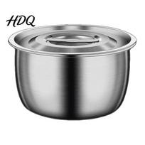 Large Diameter Cooking Pot Bacon Grease Container with Strainer 1.34/2.5L Stainless Steel Oil Heavy-Duty Butter Holder Melting for Frying Storage S A