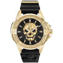 Philipp Plein PWAAA0221 Kaukolės vyriškas laikrodis 44mm auksas