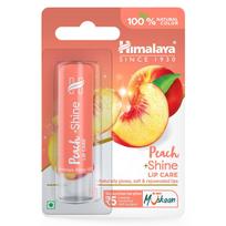 Himalaya Herbals Naturally Glossy Peach Shine Lips Care, 4.5g 4.5 g