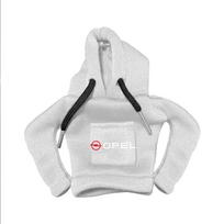 Q1021For Opel OPC Astra K Vivaro Corsa Zafira Insignia Vectra Car Hoodie Gear Shift Cover Handle Kit Gear Shift Decoration Sweatshirt balta