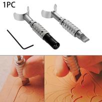Adjustable DIY Leather Leathercraft Carving Swivel Knife Blade Tools