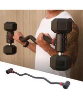Curved Barbell w/ Dumbbell Clips inSPORTline Bakuhold 103 cm