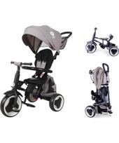 Children’s Tricycle w/ Parent Handle QPlay Rito+ - Pilka