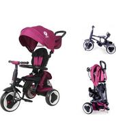 Children’s Tricycle w/ Parent Handle QPlay Rito+ - Violetinė