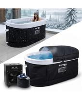 Portable Cold Plunge Tub w/ Steam System - Temperature Controller inSPORTline FrostPeace