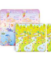 Roll-Up Children’s Mat inSPORTline Lhotino 200 x 180 x 1.5 cm - Řeka/Oceán