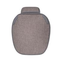 Universal Breathable Flax Car Seat Cushions Protector Car Seat Cover for Season Comfort & Auto Interior Protection black