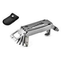 Portable Bike Repair Multitool Kit with Chain Breakers Durable Bicycle Multifunction Emergency Tools with Durable Sheath 1