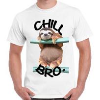 26 Chill Bro Sloth Funny Animal Cool Hipster Men Women Unisex T Shirt 2517 Unisex T-Shirt M