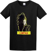 XINYIFENG Control Janet Jackson 90S R&B World Tour Rhythm Nation Escapade T-Shirt Black S juoda