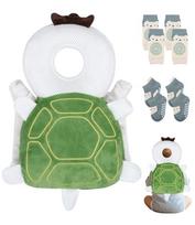 Baby Head Protection Pad Adjustable Safety Cushion for Baby Walkers Infant Back Protector Anti-Collision Headrest Toddler Safety Accessory