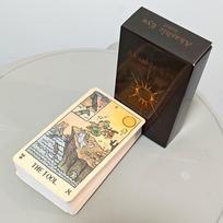 Akashic Eye Tarot Portable Edition 10.3*6cm 78 Cards Indie Tarot Deck for Divination and Daily Guidance juoda