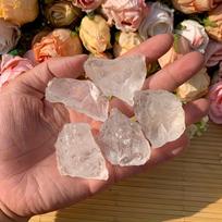 Natural high transparency white crystal raw stone, clear quartz, April birthday stone cuarzo blanco piedra naturalplatosdepiedra 30g balta