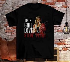 Steve Perry Singer Short Sleeve Cotton Black All size Shirt - Free Shipping S