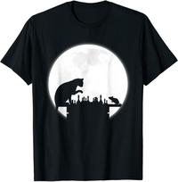 NEW LIMITED The Chess Board - The Cat, The Mouse And The Full Moon T-Shirt XL