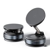 Boneruy X68w Charging Car Magnetic Phone Holder 360 Degree Rotating Magnetic Vacuum Suction Phone Mount Holder for All Phones juoda