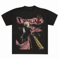 Devil May Cry 2 Dante Retro Veiksmo Žaidimo Marškinėliai Vyrams Moterims Vintažiniai Hack and Slash Grafiniai Marškinėliai Streetwear L