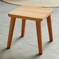 Virusinis minimalistinis medinis mažas kvadratinis žemas suoliukas daugiafunkcinė namų sėdynė vaikų svetainei miegamajam prieškambariui batams (as the picture,24*24*26)
