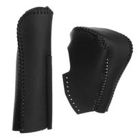 For Honda/Civic 8 2006 2007 2008 2009 2010 Leather Gear Shift Collars Handbrake Cover Case Car Accessories juoda