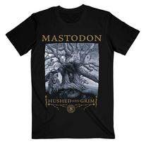 Mastodon T Shirt Hushed and Grim Cover Band Logo Official Mens Black XL S