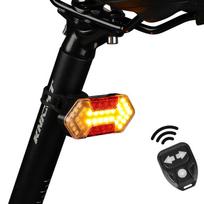 Solar-Powered Remote-Control High-Brightness Waterproof Bicycle Light for Road & Mountain Bikes Rear Warning Function General&Standard