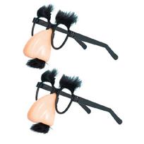 Essential Halloween Costume Accessory Funny Glasses with Black Nose and Eyebrows 1