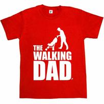 The Walking Dad Funny Parody Zombie Dead Undead Mens T-Shirt XL