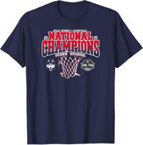 Connecticut Huskies National Champs 2026 Bball Net T-Shirt M