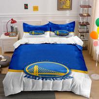 Golden State Warriors logo. Bedding sets Duvet cover sets Duvet covers Pillowcases(1*Duvet Cover 2*Pillowcases without duvet insert) 135x200cm