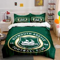 Plymouth Argyle Bedding Set Bedding Duvet Cover Set Duvet Cover Pillowcases (1 * Duvet Cover 2 * Pillowcases, without duvet insert) 135x200cm