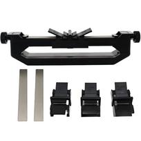 Adjustable Precision Knife Sharpener Tool with Multiple Angle Guides for Kitchen Knives and Blades Durable and Easy to Use One Size black